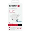 Swissten GaN kelioninis įkroviklis USB-C 45W