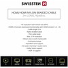 Swissten HDMI į HDMI 4K kabelis 2m