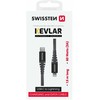 Swissten Kevlar duomenų kabelis USB-C / Lightning 1,5m / 60w