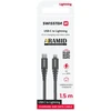 Swissten Kabelis USB Sourcing USB-C - Lightning 1.5 m Juodas (71544010)