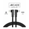 Swissten L Type Textile Universal Quick Charge 3.1 USB-C su Lightning Data ir 1,2m įkrovimo laidu