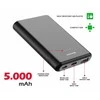 „Swissten Line Sourcing“ nešiojamoji baterija, išorinis įkrovimas, USB / USB-C / Micro USB / 10 W / 5000 mAh