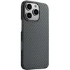 Dėklas SWISSTEN MagCarbon pouzdro pro Apple iPhone 16 juoda