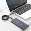 „Swissten“ magnetinis USB-C duomenų kabelis, savaime apsisukantis 60 W 1 m