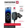 „Swissten Magstick“ kompaktiškas magnetinis automobilio laikiklis su belaidžiu įkrovikliu 15 W/7,5 W (suderinamas su „Magsafe“)