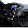 „Swissten Magstick“ kompaktiškas magnetinis automobilio laikiklis su belaidžiu įkrovikliu 15 W/7,5 W (suderinamas su „Magsafe“)