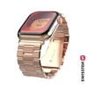 Swissten Išmaniojo laikrodžio Apple 1/2/3/4/5/6/SE dirželis, Rausvos spalvos, 42/44mm