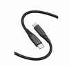 „Swissten“ minkštas silikoninis USB-C – USB-C 60W laidas, 0,4 m