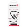 „Swissten“ minkštas silikoninis USB-C – USB-C 60W laidas, 0,4 m