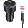 Įkroviklis Swissten PD 2x USB-C Car Charger 50W with USB-C - USB-C Cable 1m