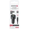 Įkroviklis Swissten PD 2x USB-C / USB Car Charger 95W with USB-C - USB-C Cable 1m