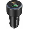 „Swissten PD USB-C“ / USB automobilinis įkroviklis 38 W su USB-C - USB-C laidas 1 m