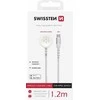 Swissten pintas metalinis magnetinis belaidis įkroviklis, skirtas Apple Watch USB-C 1,2 m