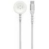 Swissten pintas metalinis magnetinis belaidis įkroviklis, skirtas Apple Watch USB-C 1,2 m