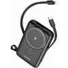Swissten Power Bank 10000 mAh 20W su įmontuotais USB-C ir Lightning laidais (suderinamas su MagSafe)