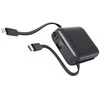 „Swissten“ išorinė baterija 10000 mAh su integruotais USB-C ir „Lightning“ laidais