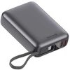 „Swissten“ išorinė baterija 20000 mAh 45 W su integruotu USB-C laidu