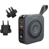 „Swissten“ išorinė baterija „ALL-IN-ONE PRO“ su keičiamais kištukais (JAV / ES / JK), 20 W, 10000 mAh