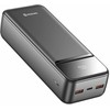 SWISSTEN, Nešiojamoji baterija, POWER LINE II, Li-Pol, 5/9/12V, telefonams ir kitiems įrenginiams įkrauti, 22013948, 30000mAh, juoda