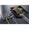 SWISSTEN, Nešiojamoji baterija, WORX PRO, Li-Pol, 5/9/12V, telefonams ir kitiems įrenginiams įkrauti, 22013961, 20000mAh, juoda