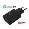 Swissten Premium kelioninis įkroviklis 2x USB / QC3.0 23W