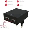Įkroviklis Swissten 2x USB- A 3 A (22042000)