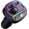 FM siųstuvas „Swissten RGB Bluetooth FM“ siųstuvas, 2x USB / USB-C