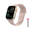 Swissten Išmaniojo laikrodžio Apple 1/2/3/4/5/6/SE silikoninis dirželis, Rožinės spalvos, 42/44mm