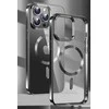 Swissten Skaidrus Jelly Magstick metalinis dėklas, skirtas Samsung Galaxy S25 5G