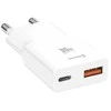 Swissten Plonas kelioninis GaN USB-C / USB įkroviklis 30 W
