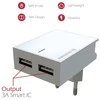 Įkroviklis Swissten 2x USB-A 3 A (22041000)