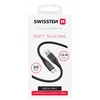 Swissten minkštas silikoninis duomenų kabelis USB / USB-C / 1,5 m / 60 W