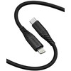 Kabelis USB Swissten USB-C - USB-C 1.5 m Juodas (71534010)