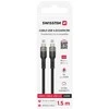 „Swissten TB3“ ir „TB4“ / USB 4.0 / 8K@60Hz / 40 Gb/s / 240 W USB-C duomenų ir vaizdo kabelis 1,5 m