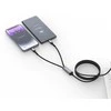 „Swissten Textile 2in1“ USB-C / apšvietimo laidas 100 W 1,5 m