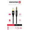 Swissten Kabelis USB Sourcing USB-C - mini Jack 3.5 mm 1.5 m Juodas (73501303)