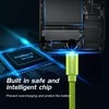 Swissten Textile Fast Charge 3A Lightning Data ir įkrovimo kabelis 1,2m