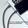 Swissten tekstilinis USB-C - USB-C 1,2 m rutulys