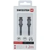 Kabelis USB Swissten USB-C - USB-C 1.2 m Juodas (71527202)