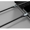 SWISSTEN TEXTILE II datový kabelis USB-C - Lightning 1.5m juoda