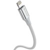 SWISSTEN TEXTILE II duomenų kabelis USB-C – žaibiškas 1,5 m baltas
