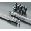 SWISSTEN TEXTILE II duomenų kabelis USB-C – žaibiškas 1,5 m baltas