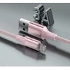 SWISSTEN TEXTILE II duomenų kabelis USB - Lightning 1,5m rožinis