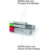 „Swissten Textile“ greito įkrovimo universalus „Micro USB“ duomenų ir įkrovimo laidas, 0,2 m