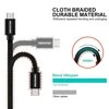 Swissten Textile Quick Charge Universalus Micro USB duomenų ir įkrovimo kabelis 2m
