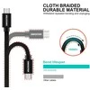 Kabelis / paskendimas USB / Micro USB 1,2 M Swissten - juoda
