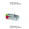 Swissten tekstylny USB - mikro USB 2.0m rožinė-auksinė