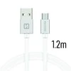 Swissten Textile Universalus Micro USB duomenų ir įkrovimo kabelis 1,2m