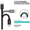 Swissten Textile Universalus Micro USB duomenų ir įkrovimo kabelis 1,2m