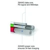 Swissten Textile Universalus Micro USB duomenų ir įkrovimo kabelis 1,2m
